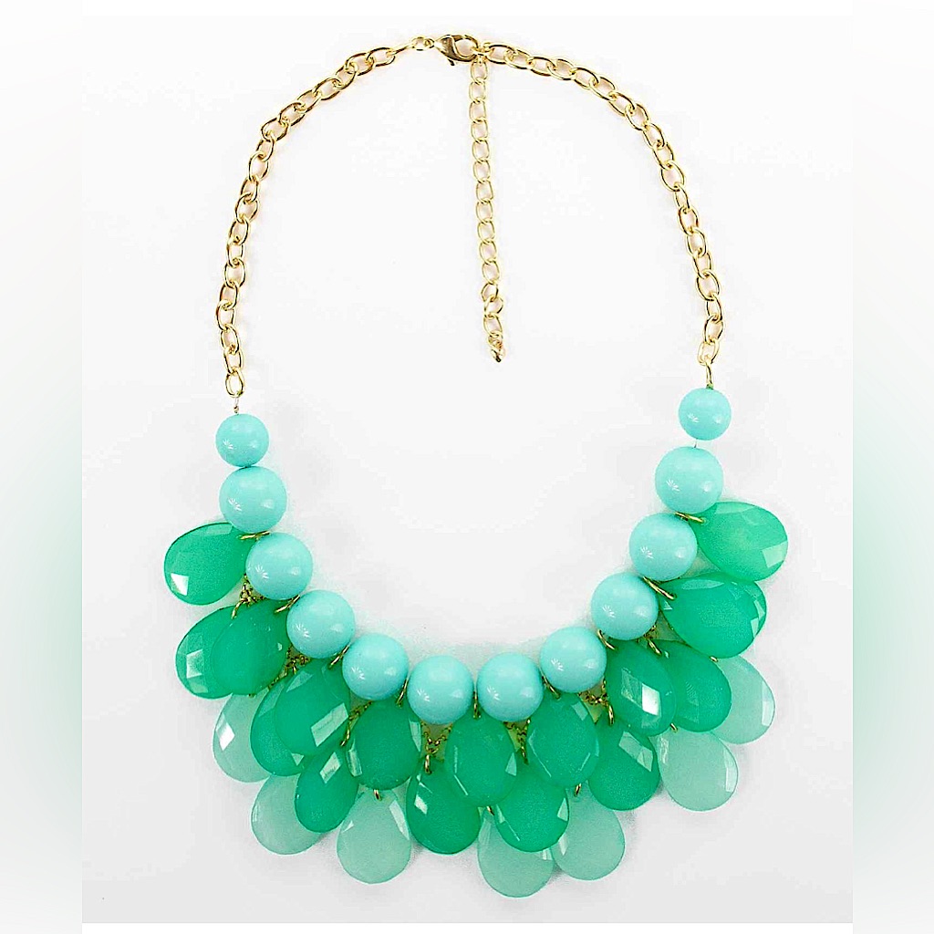 Bke Statement Necklace - Women’s Jewelry In Gold Turquoise